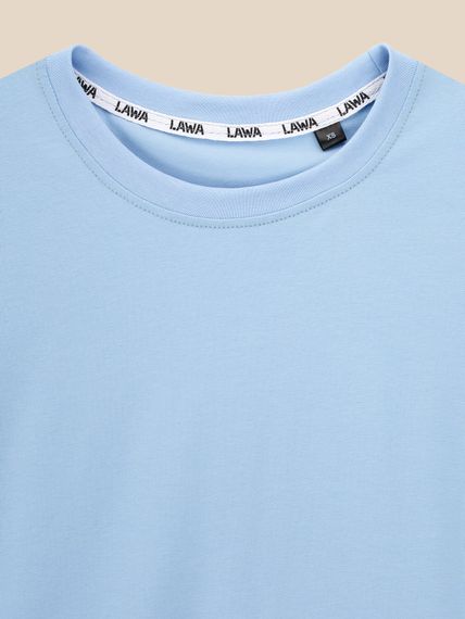Футболка однотонна жіноча LAWA WBC02531 M Блакитний shop (2000999621109) | Зображення 1