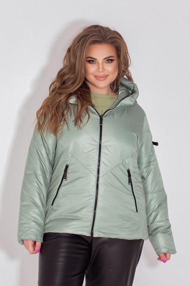 Жіноча демісезонна куртка, арт. 1008, шавлія | Зображення 4