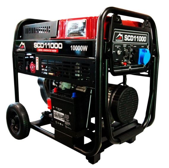 Генератор дизельный Vulkan 9.0 кВт SCD11000