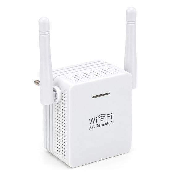 Підсилювач WiFi сигналу з 2-ма вбудованими антенами LV-WR06, живлення 220V
