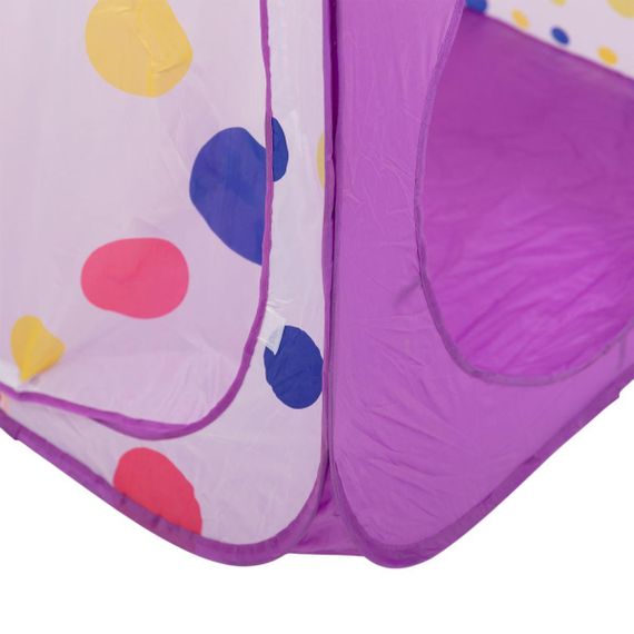 Намет дитячий 3 в 1 70×70×90 см ігровий намет з тунелем і басейном Фіолетовий HP-S-4NDV | Зображення 6