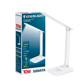 Лампа настільна LED 10W 3000-6000К з акумулятором білий SONATA10SMD50MW Enerlight