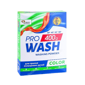 Порошок для прання 400гр для кольор.речей Color ProWash 2К