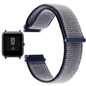 Нейлоновий ремінець Primo для годинника Xiaomi Huami Amazfit Bip / Amazfit GTS - Navi Blue