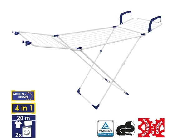 Сушарка для білизни підлогова Casa Si Flex Dry 4in1 White (CS92970D05) (DAS302400) | Зображення 1