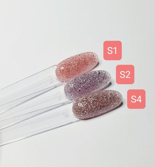 Полигель с шиммером Bee Nails №S02 в тюбике 30мл | Зображення 2