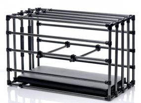 Прочная разборная клетка для наказаний Kennel Adjustable Bondage Cage Sex Aura