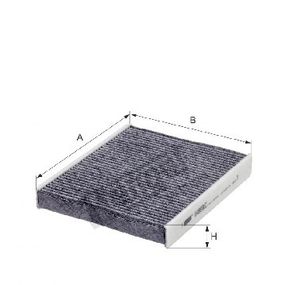 Фильтр салона угольный Mazda CX-9 16- / Toyota Camry 17-, Hengst, E4959LC,