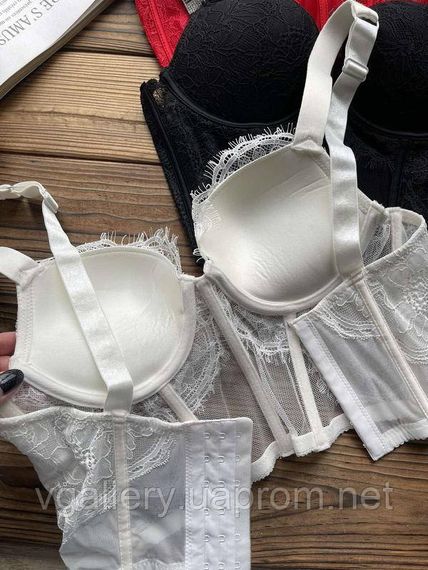Жіночий мереживний корсет Victoria`s Secret зі стразами, Корсет Вікторія Сикрет Стрази, Корсет жіночий | Зображення 9