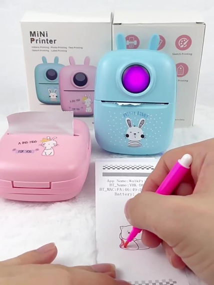 Портативный мини-принтер Bluetooth Mini Printer D7 | Зображення 7