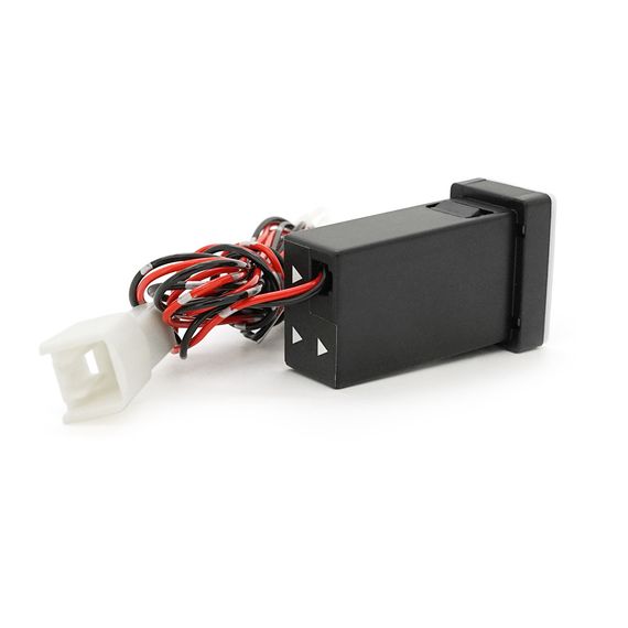 АЗУ врізне 130W-D01T03-С, PD+QC, Type-C: 100W, USB: 30W, LED підсвічування, комплект дротів з роз'ємами, 33x22х58mm, Black | Зображення 2