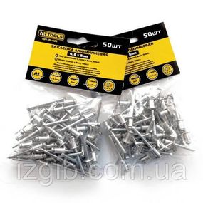 Заклепка алюмінієва HTOOLS 4 х 14 мм (50шт) 43В565