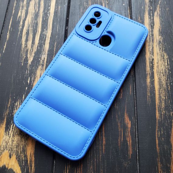 Чохол силіконовий Down Jacket для Tecno Spark 7 колір Синій | Зображення 1