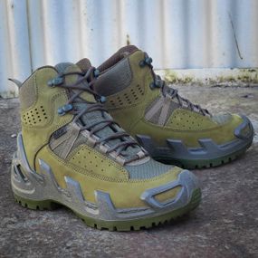 Черевики тактичні  Ванеда 1192-1 V-Clutch Pro High On Duty з мембраною GoreTex нубук хакі