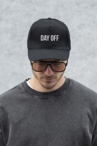 Кепка бейсболка тракер Without з принтом DayOff Black
