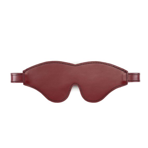 Кожаная маска на глаза Liebe Seele Wine Red Blindfold sexstyle | Зображення 3