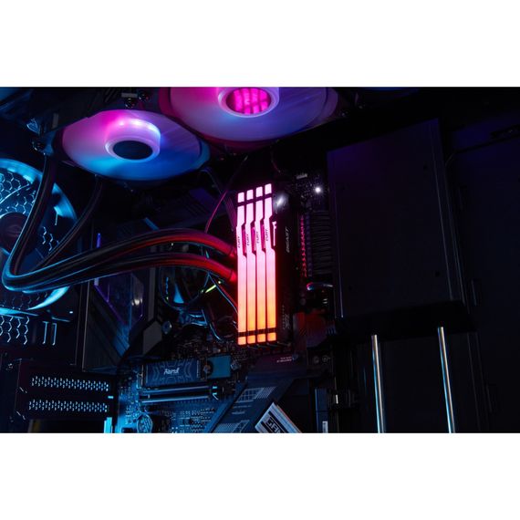 Модуль пам'яті для комп'ютера DDR5 32GB 5200 MHz Beast RGB Kingston Fury (ex.HyperX) (KF552C40BBA-32) | Зображення 7