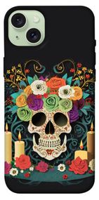 Чохол з картинкою Skull of celebration для Apple iPhone 15 Plus (6.7")