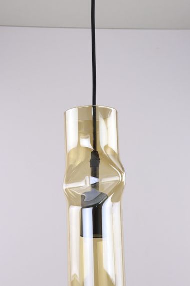 Люстра підвісна LOFT на 1 лампочку 25036 Чорний 50-90х8х11 см. | Зображення 1