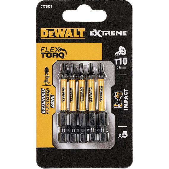 Набір біт Т10 DeWALT DT7393T
