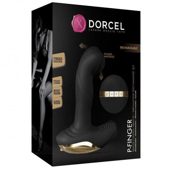 Вибромассажер с “массажем пальцем” для простаты и вагины Dorcel P-Finger Sex Aura | Зображення 5