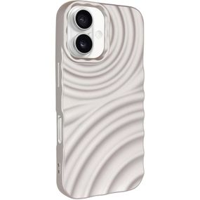 Чохол TPU MonoWave для Apple iPhone 16 (6.1") Light Green Light Gray