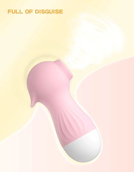 Вакуумний стимулятор "Sexy Seahorse", 10 режимів, колір рожевий sexstyle | Зображення 3