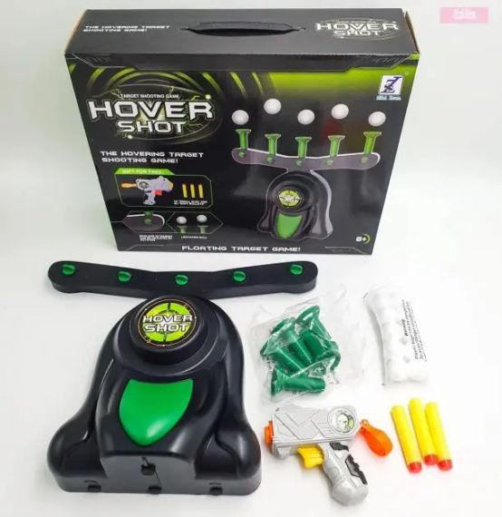 Воздушный тир детский игровой набор Hover Shot Стрельба по парящим шарикам летающие мишени | Зображення 4