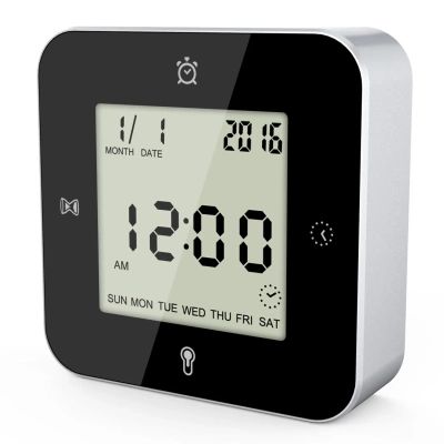 Настольные часы Technoline WT344 Black/Silver (DAS301304) | Зображення 1