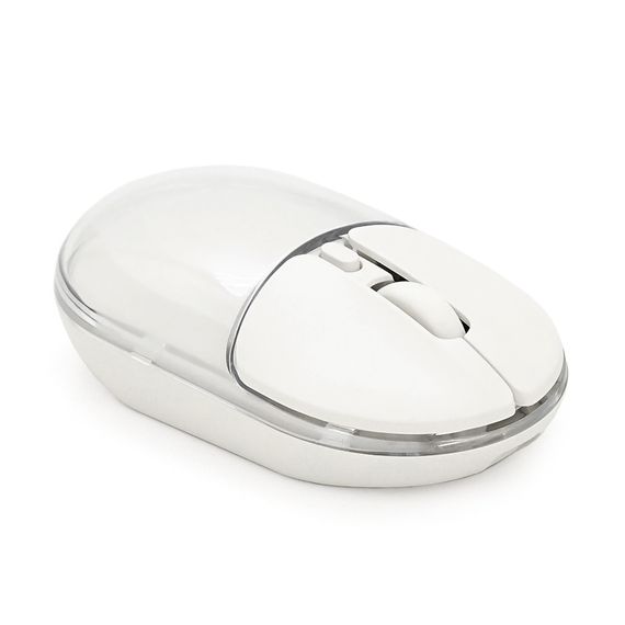 Миша бездротова JEDEL WD142, 800/1200/1600DPI, 2.4 GHz+Bluetooth 5.0, 3.7V 300mAh, Type-C заряджання. 105x59x34 мм. White. Box