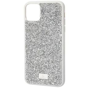 TPU чехол Bling World Rock Diamond для Apple iPhone 12 Pro Max (6.7") Серебряный