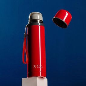 Термос вакуумный Well Done WD-7153R 350 мл. WX-897 Цвет: красный