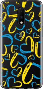 Чехол на OnePlus 7 Сердца UA "5292u-1740-17620"
