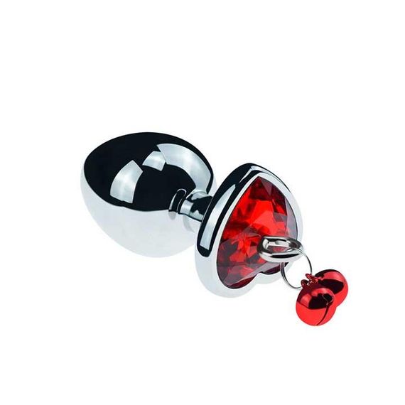 Металева анальна пробка з повідцем Art of Sex Metal Anal Plug, 8,1*3,3 см | Зображення 4