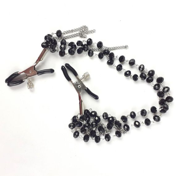 Затискач для сосків Art of Sex - Nipple clamps Sexy Jewelry Black sexstyle | Зображення 1