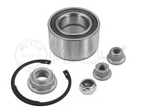 Підшипник маточини AUDI A3, SEAT LEON, VW CADDY III, VW GOLF IV, POLO 95-перед. міст (Вир-во MEYLE) MEYLE 1004980048 на SKODA FELICIA   (6U1)