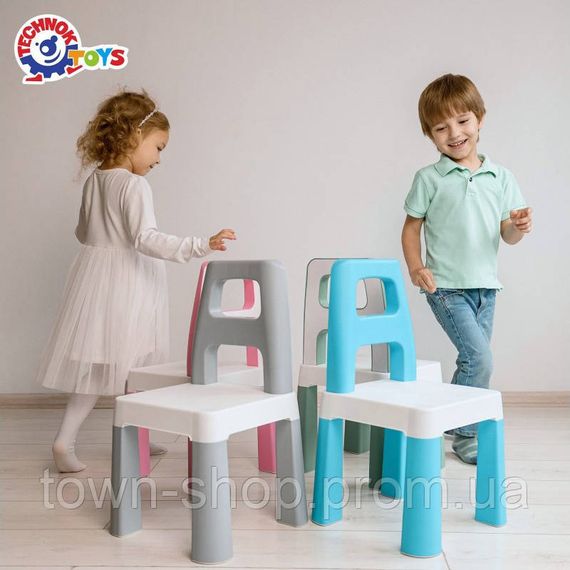 Детский стул "Kids Chair" 0198TXK серый, до 75 кг | Зображення 5