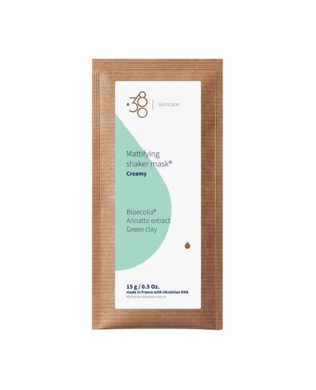 Мотивирующая шейкерная маска 380 Skincare Mattifying shaker mask (15 g)