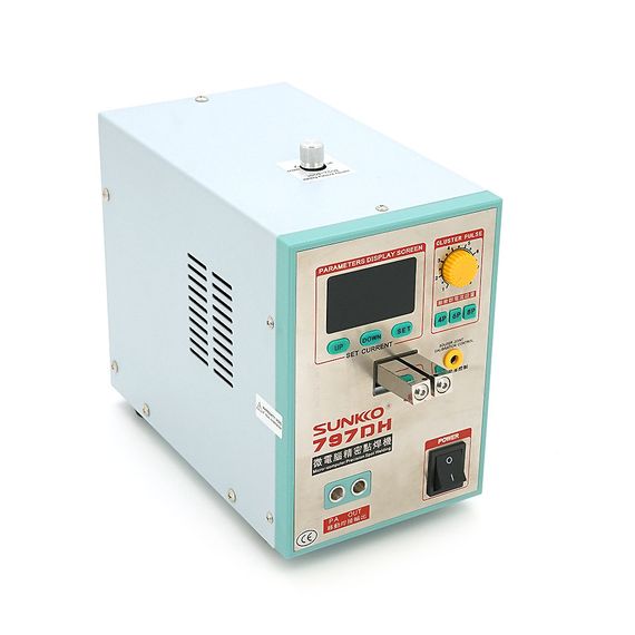 Аппарат точечной сварки конденсаторный SUNKKO S797DH, Ni-MH, лента 0.3мм, 220V | Зображення 1