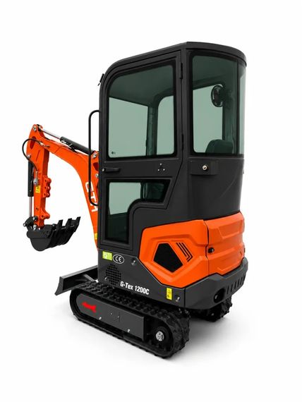 Мініекскаватор дизельний GTM G-Tex 1200C (7.5 кВт, 10.2 к.с., до 1.76 м, 1200 кг) | Зображення 5