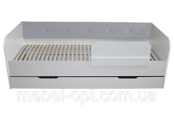 Ліжко односпальне Valencia 1900х900 мм велюр Light Grey світло-сірий із шухлядою для білизни | Зображення 5