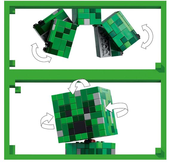 Конструктор дитячий Minecraft Кріпер | Зображення 4