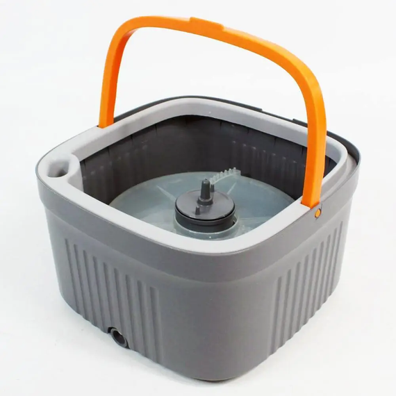 Комплект швабра с ведром для мытья полов Mop with bucket K10, с отжимом / Складная швабра | Зображення 4