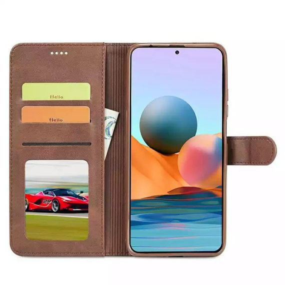 Чохол книжка iMeeke для Xiaomi Redmi Note 10 4G / 10S / Poco M5s колір Сірий | Зображення 1