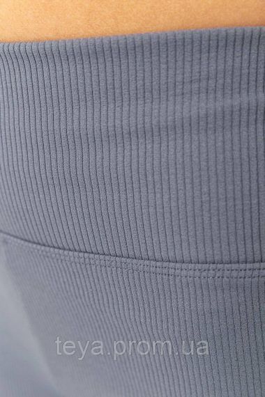 Лосини в рубчик на флісі, колір темно-сірий, розміри M, XXL FA_003586 | Зображення 5