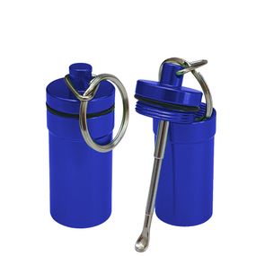 Брелок - Контейнер С Ложкой "Container Keychain Blue"