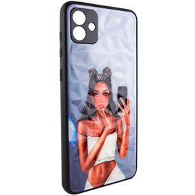 TPU+PC чехол Prisma Ladies для Samsung Galaxy A04 TPU+PC, Black in White