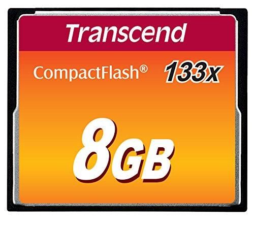 Карта памяти Transcend  8GB CF 133X (TS8GCF133)