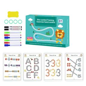 Розвиваюча книга Монтесорі Busy Book пиши-прай Stroke Line dot to dot  30 аркушів (60 завдань), від 2 років