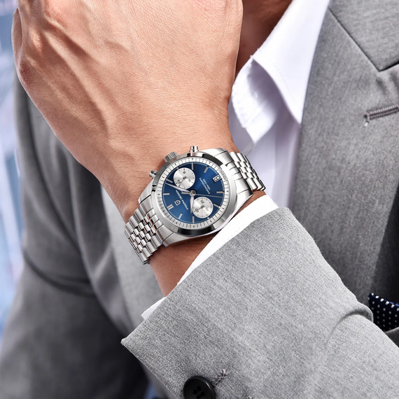 Годинник P2agani Design PD-1775 Silver-Blue | Зображення 4